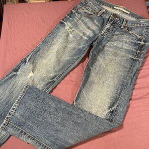 Old Navy Straight Leg Faded Blue Jeans - Size 2